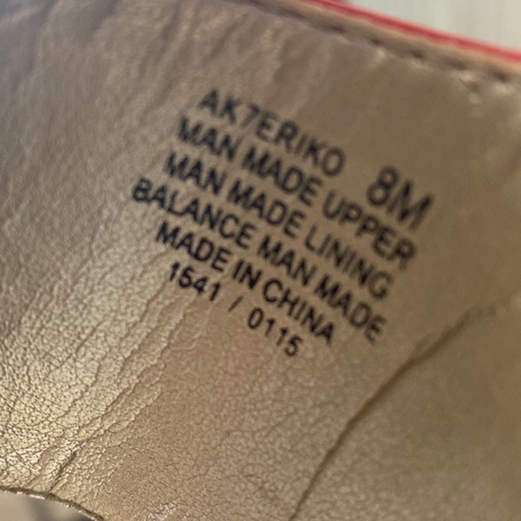 Anne Klein Terriko Slingback Pumps in Pink Coral and Cream Color Block Size 8M - Picture 11 of 12